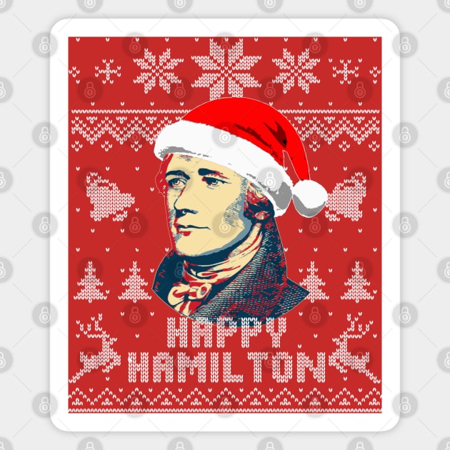 Alexander Hamilton Happy Hamilton Magnet by Nerd_art